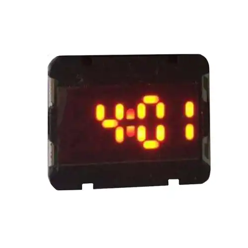 Red LED Push Button Movement